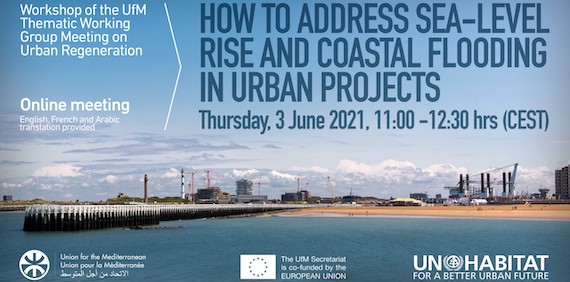 Workshop of the UfM Working Group Meeting on Urban Regeneration: How to Address Sea-level Rise and Coastal Flooding in Urban Projects, 3 June 2021