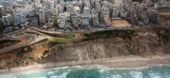 coast israel building sea
